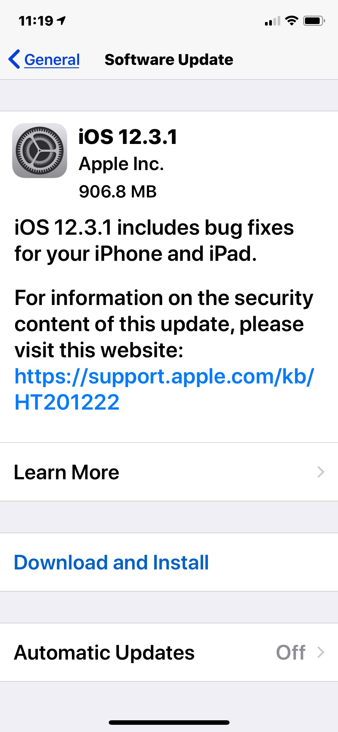 Yazılımınızı iOS 12'ye güncelleyin