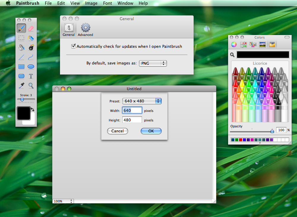 clipboard or paint for mac osx