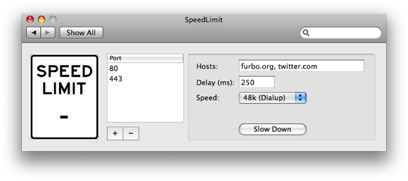 speedlimit bandwidth limit cap