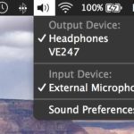 Changing the sound input source on a Mac the easy way