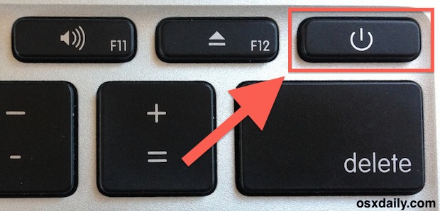 Mac power button