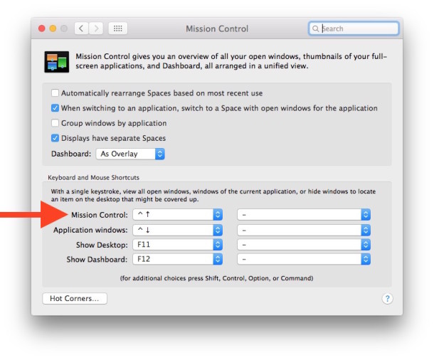 Virtual Desktops in OS X with Mission Control