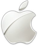 Embossed sheen Apple Logo