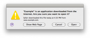 mac download message