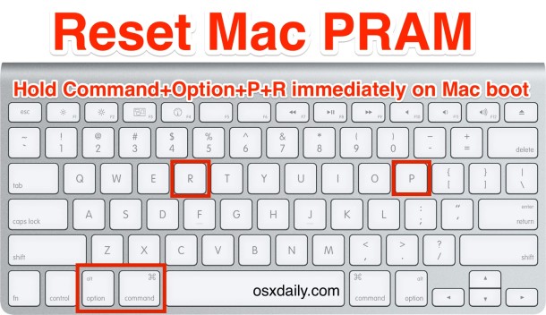 Как сбросить PRAM на всех Mac
