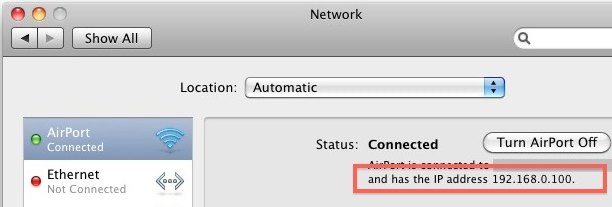 How to find mac address from ip