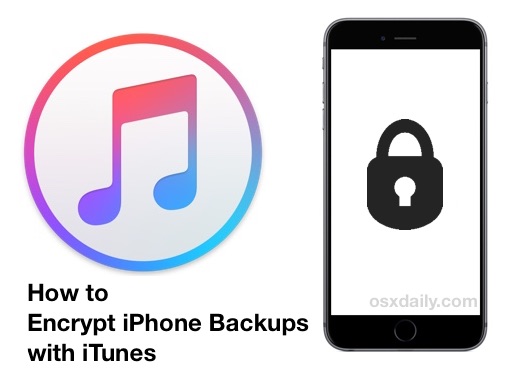How to Encrypt iPhone Backups with iTunes