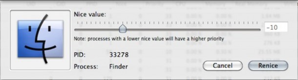 Adjust a Mac Apps CPU Priority with Process Renicer - OS X Daily