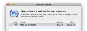 Mac OS X 10.6.7 Update is Available for Download - OS X Daily