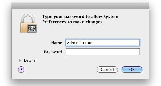 Изменить неизвестный пароль администратора в Mac OS X 