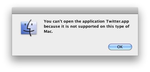 Message for mac os x 10.10