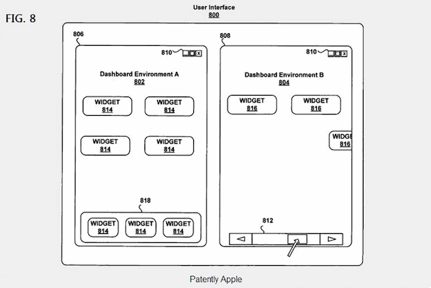 New Dashboard patent for Mac OS X