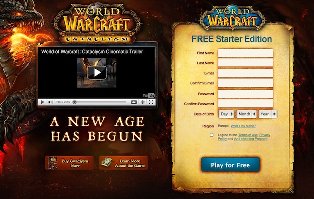World of Warcraft free
