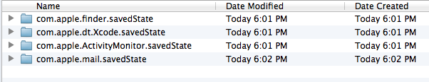 Delete specific application saved states in Mac OS X 10.7 Lion