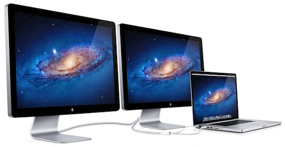 MacBook Pro with Dual Thunderbolt Displays