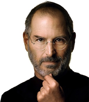 Steve Jobs portrait color