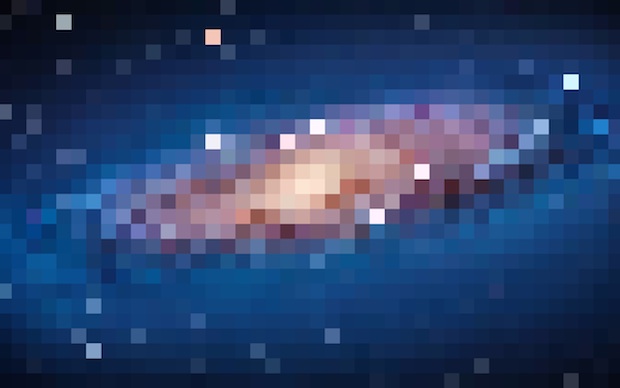 Pixel Andromeda Galaxy