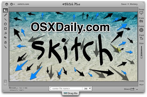 Skitch is a simple free Mac image editor