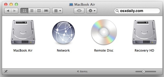 View and mount a hidden partition in Mac OS X