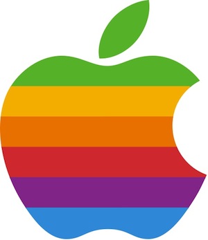 Logotipo de Rainbow Apple