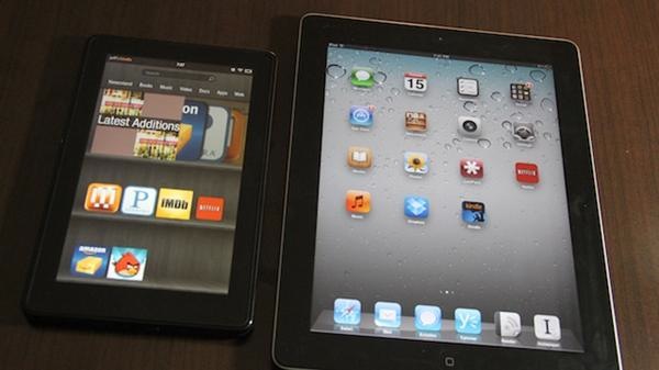 iPad 2 and Kindle Fire