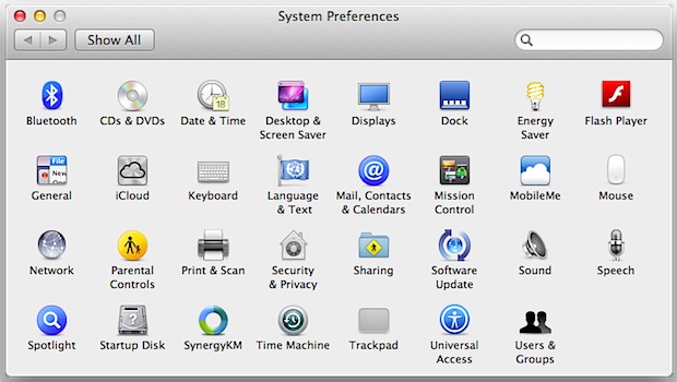 mac preferences- bluetooth 