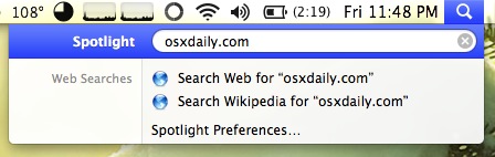 over bibliotekar Grundlæggende teori How to Disable (or Enable) Spotlight in Mac OS X Mavericks & Mountain Lion  | OSXDaily