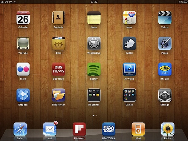 iPad screenshot example