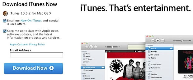 iTunes 10.5.2