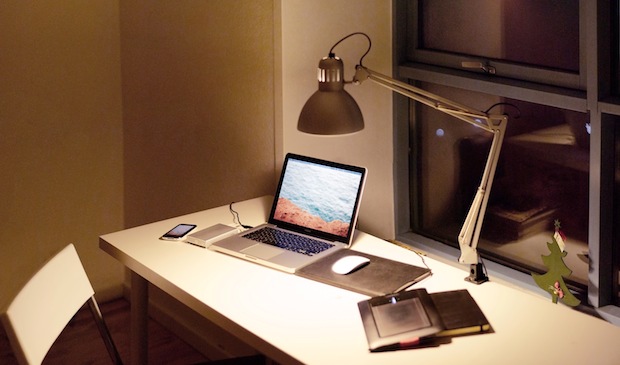 MacBook desk