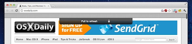 Pull to Refresh in Mac OS X
