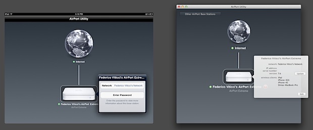 iOS vs Mac version of Airport Utility