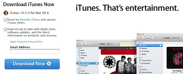 iTunes 10.5.3