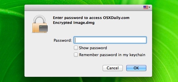 Password Protect a Folder and Files in Mac OS X