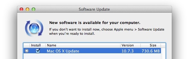 Mac OS X 10.7.3