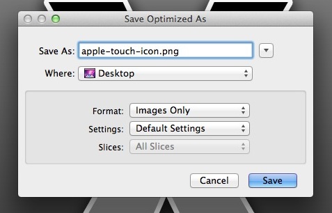 Create an Apple Touch Icon