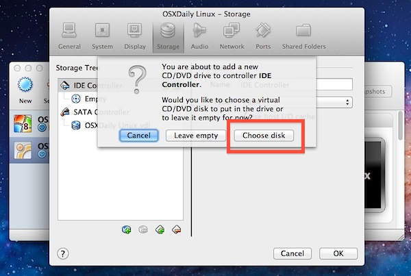 Create a Linux VM and choose installer ISO
