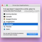 How to force quit apps in Mac OS X