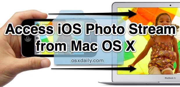Access iOS Photo Stream from Mac OS X Finder