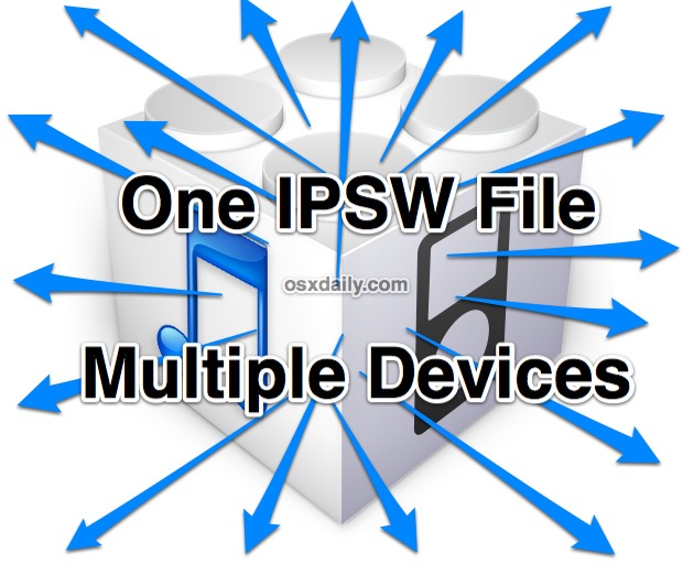Download a Single IPSW File for Upgrading Multiple Devices