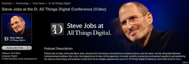 All Steve Jobs interviews at AllThingsD conferences