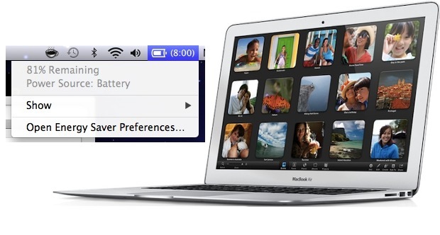 apple macbook air 2012 battery life