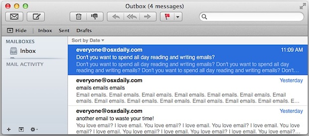 Delete Mail in Mac OS X the smart way