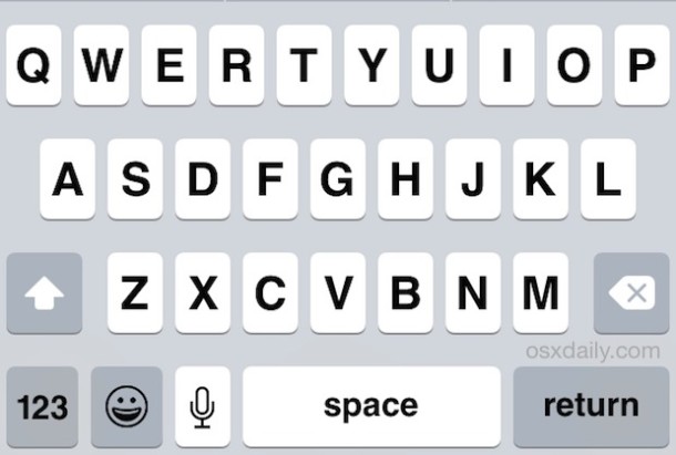 The Keyboard in iOS
