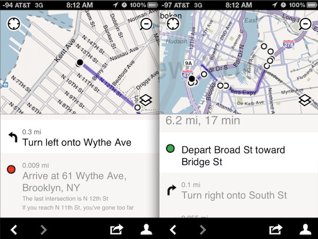 Bing Maps on iPhone