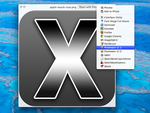 Open Files with any other app from Quick Look in OS X