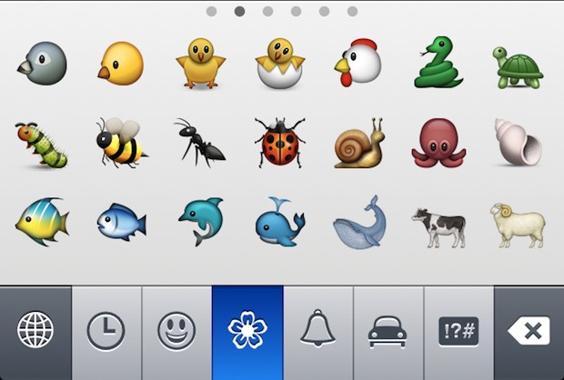 New Emoji in iOS 6