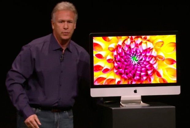 Phil Schiller and the new iMac for 2012