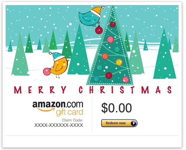 Amazon email gift card