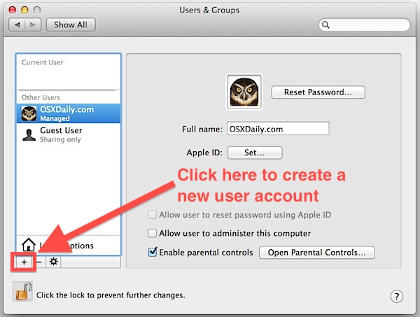 create mac account